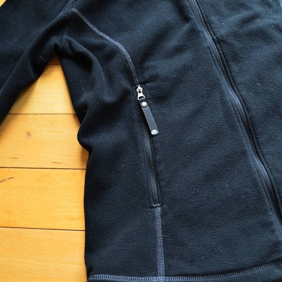 Mountain Hardwear Fleece Black Zip Up Jacket Black Women Size S - Picture 3 of 11